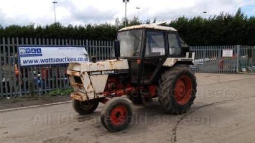 DAVID BROWN 1390 2wd tractor, synchro gearbox, spool valve, puh, 3 point linkage, (s/n 11125690) (MMW 456X)