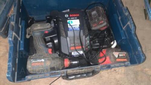 BOSCH 18v impact driver c/w case