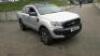 2016 FORD RANGER WILDTRAK 3.2TDCI 4x4 double cab pickup, 6 speed manual gearbox, reversing camera, electric seat, heated seats, electric mirrors, a/c, parking sensors, roller shutter rear cover (YD16 EGJ) (Silver) (V5 & spare keys in office)