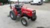 MASSEY FERGUSON 1220H 4wd hydrostatic drive compact tractor, 3 point linkage, 2 x spool valves (s/n K-C0801) - 4