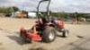 SHIBAURA HST compact tractor c/w flail mower - 3