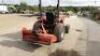 SHIBAURA HST compact tractor c/w flail mower - 4