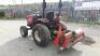 SHIBAURA HST compact tractor c/w flail mower - 5