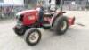 SHIBAURA HST compact tractor c/w flail mower - 6