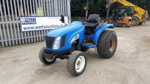 2005 NEW HOLLAND TC25DA 4wd compact tractor, 3 point linkage, 2 spool valves (FJ05KVA)