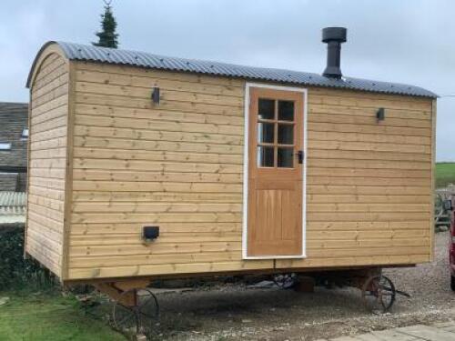 SHEPHERDS HUT 16ft x 8ft (VIEWINGS BY APPOINTMENT ONLY ON FRIDAY 3RD SEPT) (Based in Halifax HX6)