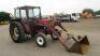 INTERNATIONAL 574 2wd tractor, 3 point linkage, power steering c/w front loader & bucket (ODN157P) - 10