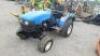 NEW HOLLAND TC21 4wd compact tractor, hydrostatic drive, spool valve, 3 point linkage, s/n:33444 - 2