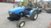 NEW HOLLAND TC21 4wd compact tractor, hydrostatic drive, spool valve, 3 point linkage, s/n:33444 - 3