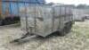 BATESON twin axle open top livestock trailer