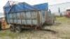 Twin axle tipping trailer c/w silage sides & folding grain sides