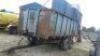 Twin axle tipping trailer c/w silage sides & folding grain sides - 4