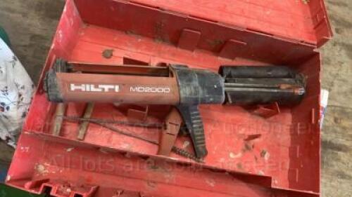 HILTI resin gun c/w case