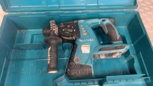 MAKITA 36v cordless SDS breaker c/w case