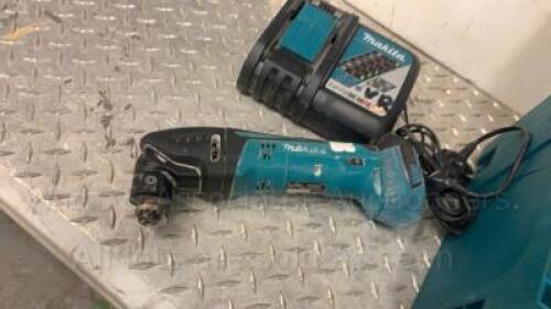 MAKITA 18v cordless multitool c/w case