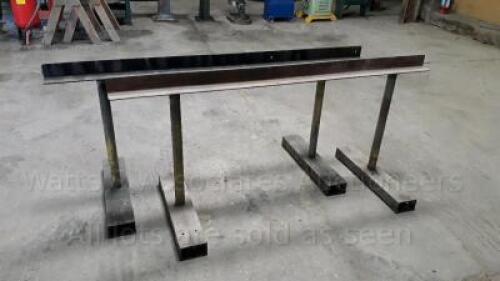 2 x Steel trestles