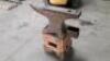 Medium anvil c/w wooden block stand - 5