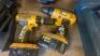 2 x DEWALT DC725 hammer drills