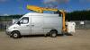 2006 MERCEDES SPRINTER 411 CDI (WX06 PGE) c/w EUROTEL 36NF VERSALIFT personnel lift (V5 in office) - 2