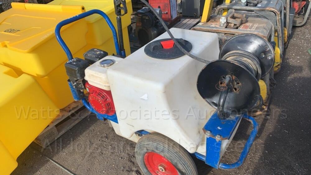 DEMON petrol jet wash push bowser c/w hose & lance Day 3 Carlton