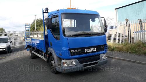 2005 DAF LF45 7.5t plant lorry (GN55 DAO) (Blue) (V5 & plating certificate in office)