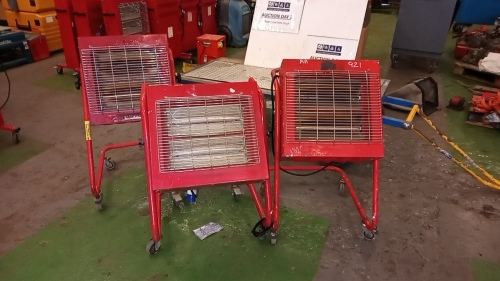 3 x ELITE 240v infrared heaters