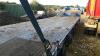 2017 BROSHUIS tri axle step frame extending low loader trailer, rear steer axle, hydraulic fliptoe ramps, 1m infills, hop up ramps, sprap box on both sides, full set of out-riggers S/n:H99901198003 - 8