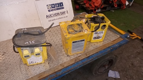 3 x 3kva transformers (spares)