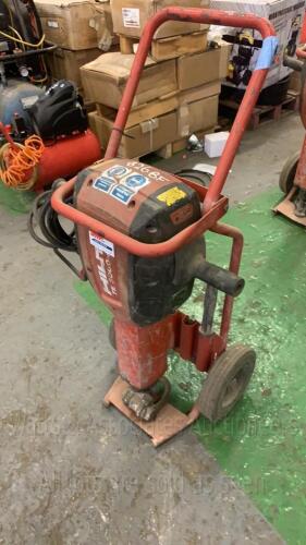 HILTI TE3000 upright breaker & trolley