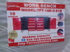 STEELMAN 10 x draw, 2 x cabinet work bench (red) (key 1*) - 2