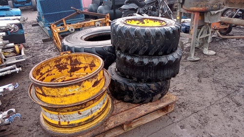 Pallet of wheels & tyres