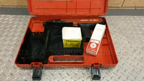 HILTI DX36M shot nailer c/w case