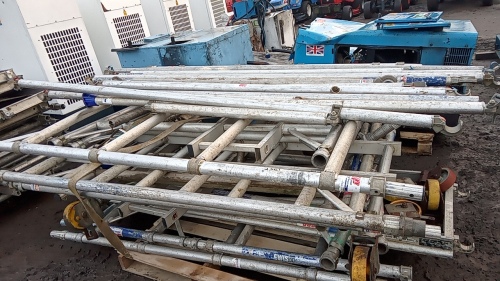 Pallet of LEWIS scaffold components