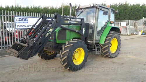 JOHN DEERE 3200 4wd tractor c/w TRIMA 340 loader (N101 YCF) (Runs no drive)