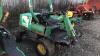 JOHN DEERE F1145 4wd outfront mower (no deck) (s/n S972FTL) - 2