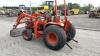 KUBOTA B2150 4x4 compact tractor c/w front loader & bucket (s/n 59166) - 6