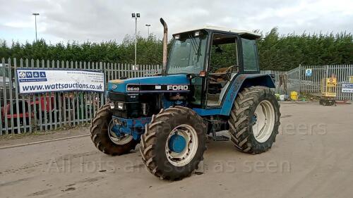 FORD NEW HOLLAND 6640 SLE 4wd tractor, 2 spool valves, assister ram, 3 point linkage (s/n BD06395)