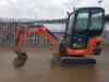 2014 KUBOTA KX016-4 rubber tracked excavator S/n: 07874 with bucket, blade & piped - 2