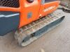 2014 KUBOTA KX016-4 rubber tracked excavator S/n: 07874 with bucket, blade & piped - 7