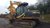 2008 JCB JS130 13t steel tracked axcavator S/n: E81180726 with bucket & Q/hitch - 3