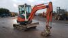 2010 KUBOTA U25-3 rubber tracked excavator S/n: 23219 with bucket, blade & piped - 7