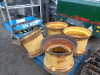 4 x JCB five stud dumper rims