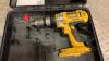 DEWALT DG9 14v drill c/w case - 2