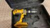 DEWALT cordless drill c/w case - 2