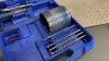 Core drill set c/w case - 2