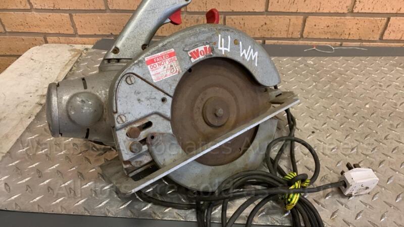 WOLF 240v circular saw