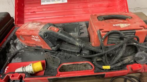 HILTI DG150 concrete grinder c/w case