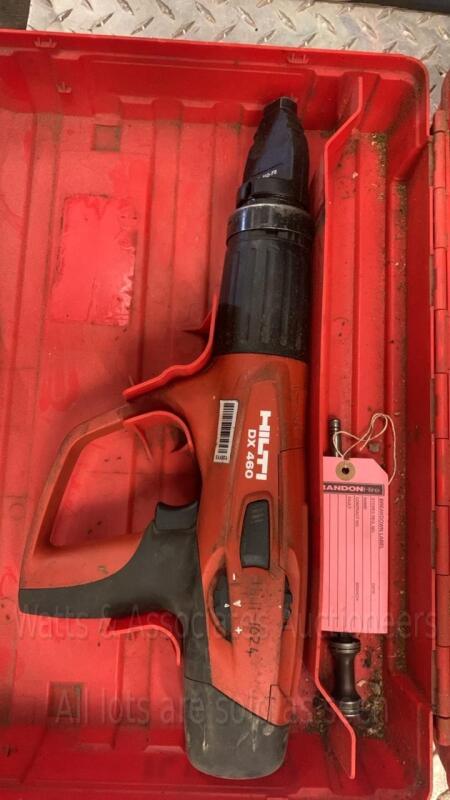 HILTI DX460 stud gun c/w case