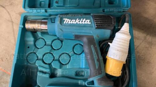 MAKITA HG6531C 110v heat gun c/w case