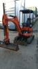 2018 KUBOTA U17-3 rubber tracked excavator (s/n T01H32429) with bucket, blade, piped, expanding tracks & red key - 6